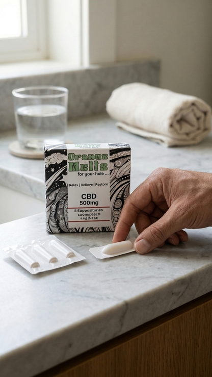 🪐URANUS MELTS - CBD Suppositories for Bottoming