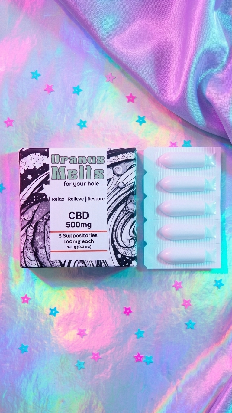 🪐URANUS MELTS - CBD Suppositories for Bottoming
